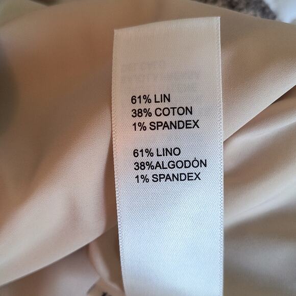 Doncaster Linen Blend Moto Jacket Wmn's Sz 16 Gray Brown Snakeskin print Blazer - Picture 11 of 16